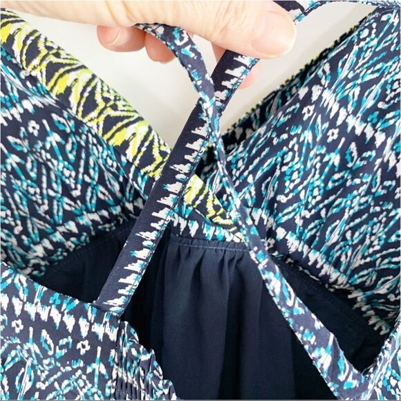 Athleta Marbella Spaghetti Strap Multi Color Sun-Sport Dress w/Padding sz XXS - Picture 5 of 14